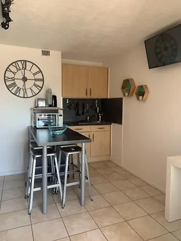 Rce Les Coraux, Cosy T1, Situe A 7' A Pied De La Et Du Centre, Clim, Wifi, Parking Prive, Piscines Canet-en-Roussillon