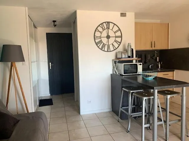 Rce Les Coraux, Cosy T1, Situe A 7' A Pied De La Et Du Centre, Clim, Wifi, Parking Prive, Piscines * Canet-en-Roussillon
